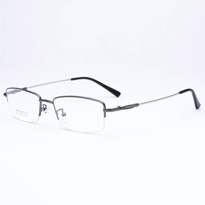 Retro rectangle optical frames memory metal eyeglasses metal frame glasses eye wear