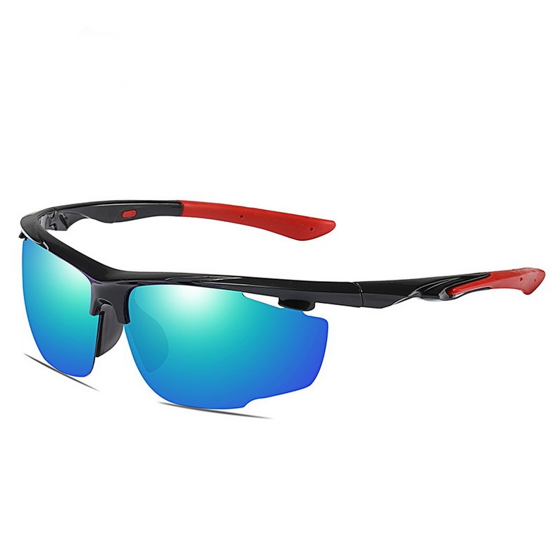 Male and female fashion best price cycling sports eyewear black frame sunglasses