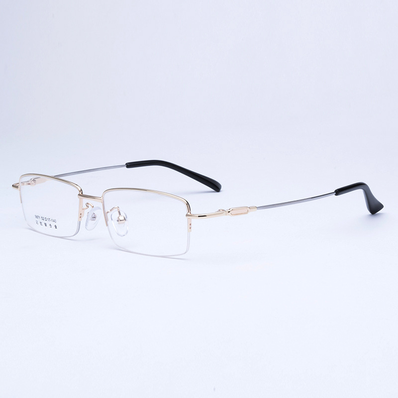 Small size memory metal spectacle frames means reading glasses optical frame in stock