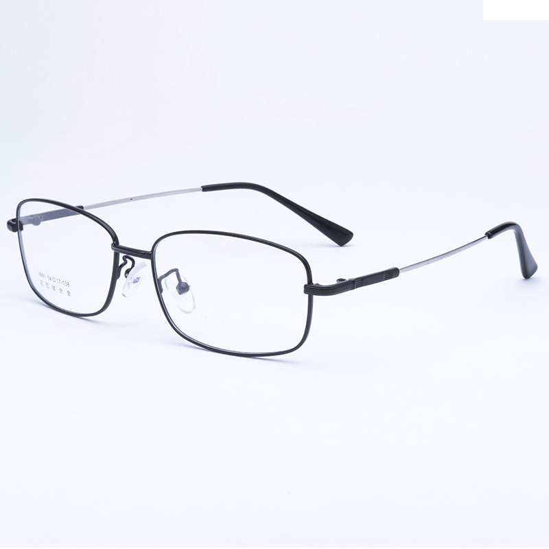 2022 new arrivals hot selling memory metal half frame glasses square optical eyeglasses