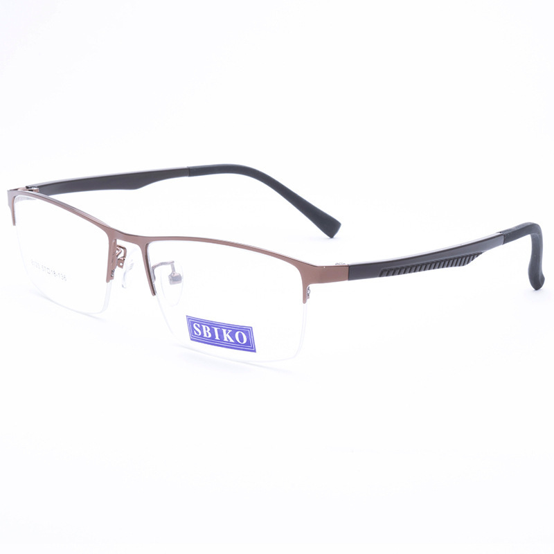 Ultra slim rectangle eye frames prescription mens optical glasses frames