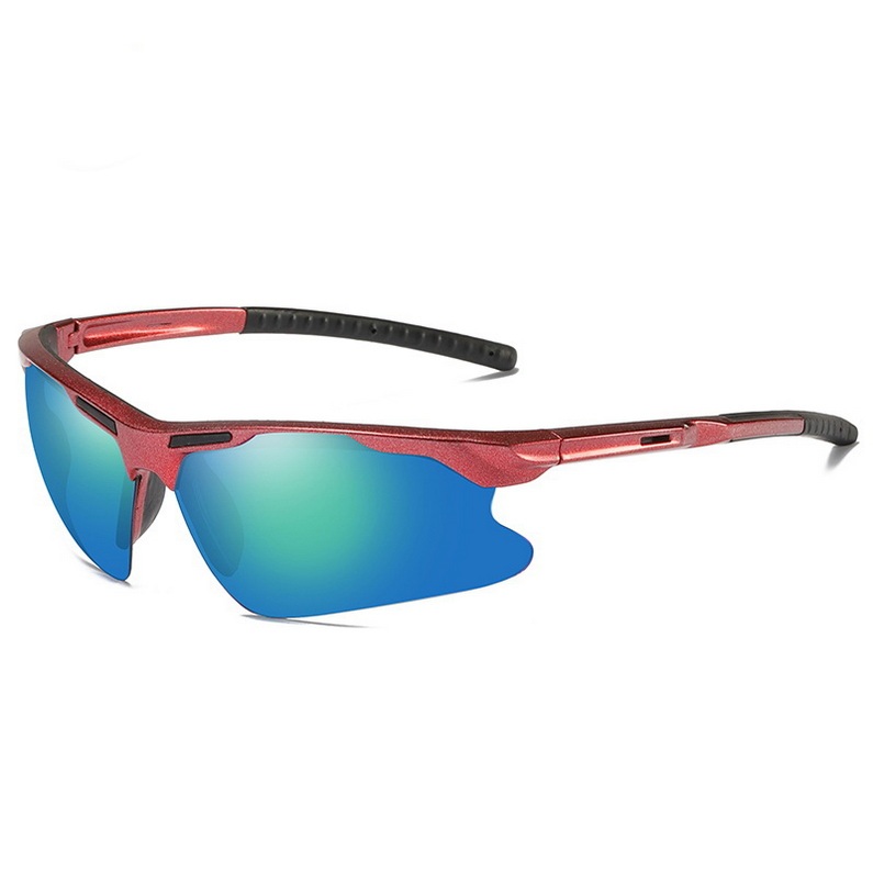 Unbreakable plastic frame sports sun glasses outdoor bicycle sport sunglasses men