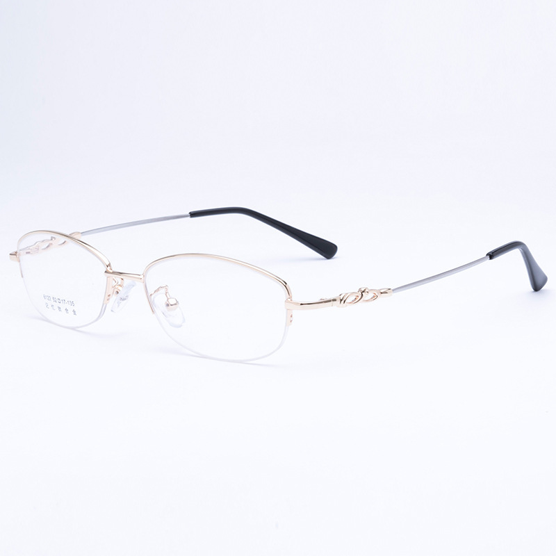 Slim small size rectangle women men  metal rxable marco de los lentes optical frames glasses