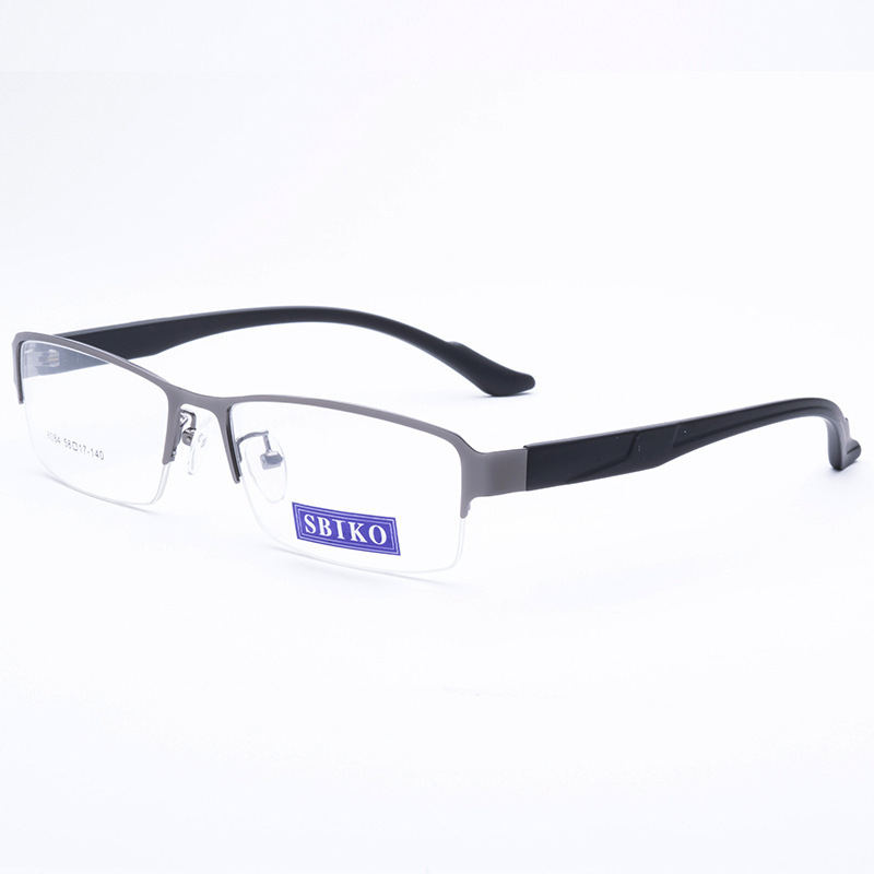Male and female spectacles fashion marco de los lentes half frame optical frame