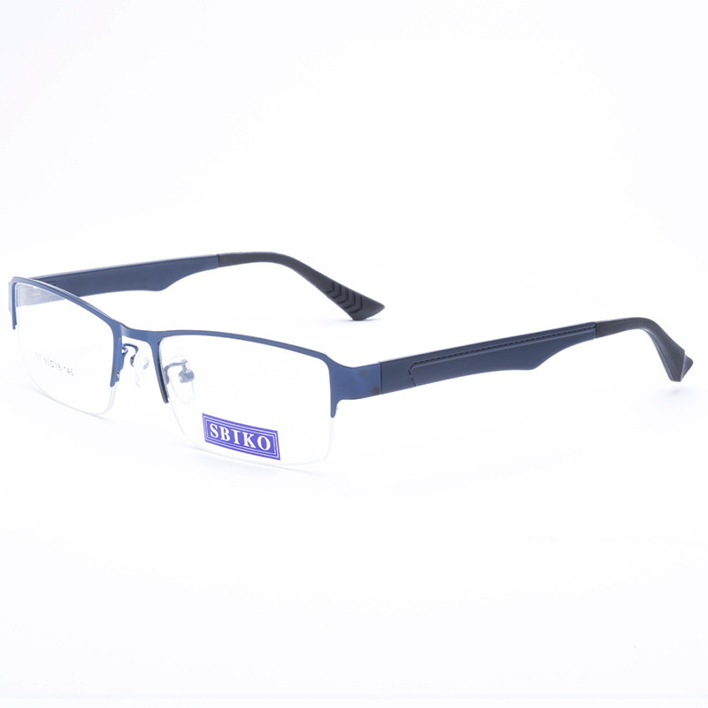 Business comfortable  marco de los lentes metal front TR90 temple optical frame glass