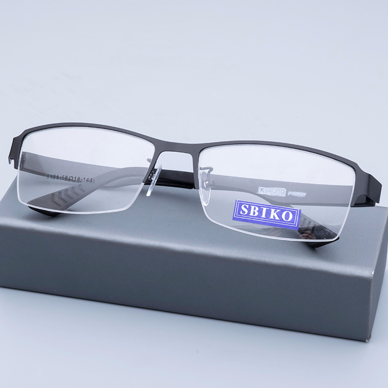 China high quality wholesale marco de los lentes half frame glasses optical eyeglasses frame