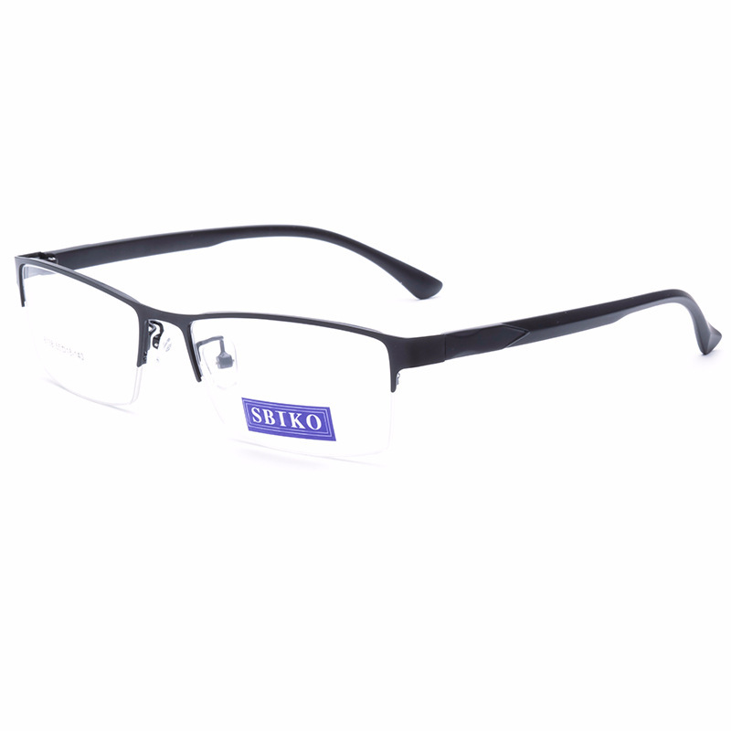 Unique design metal front TR90 temple optical eyewear frame nerd glasses for men