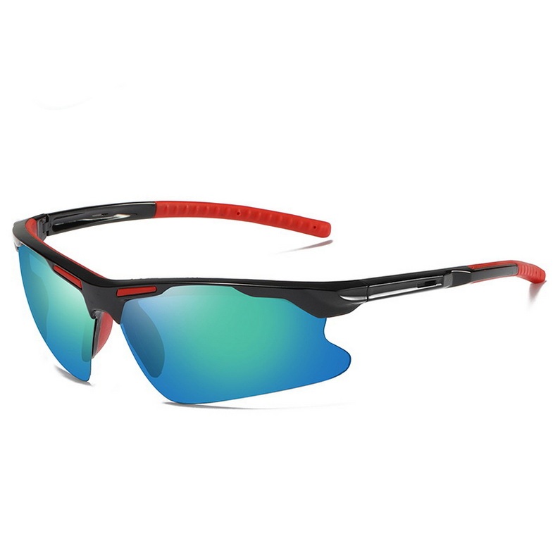 Unbreakable plastic frame sports sun glasses outdoor bicycle sport sunglasses men