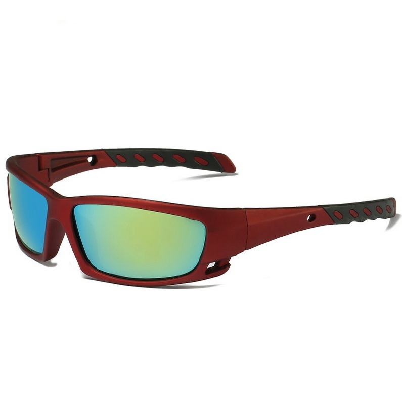 Fashionable new european and american outdoor safety plastic optical frame sports sunglasses