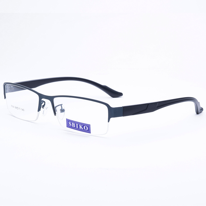 Male and female spectacles fashion marco de los lentes half frame optical frame
