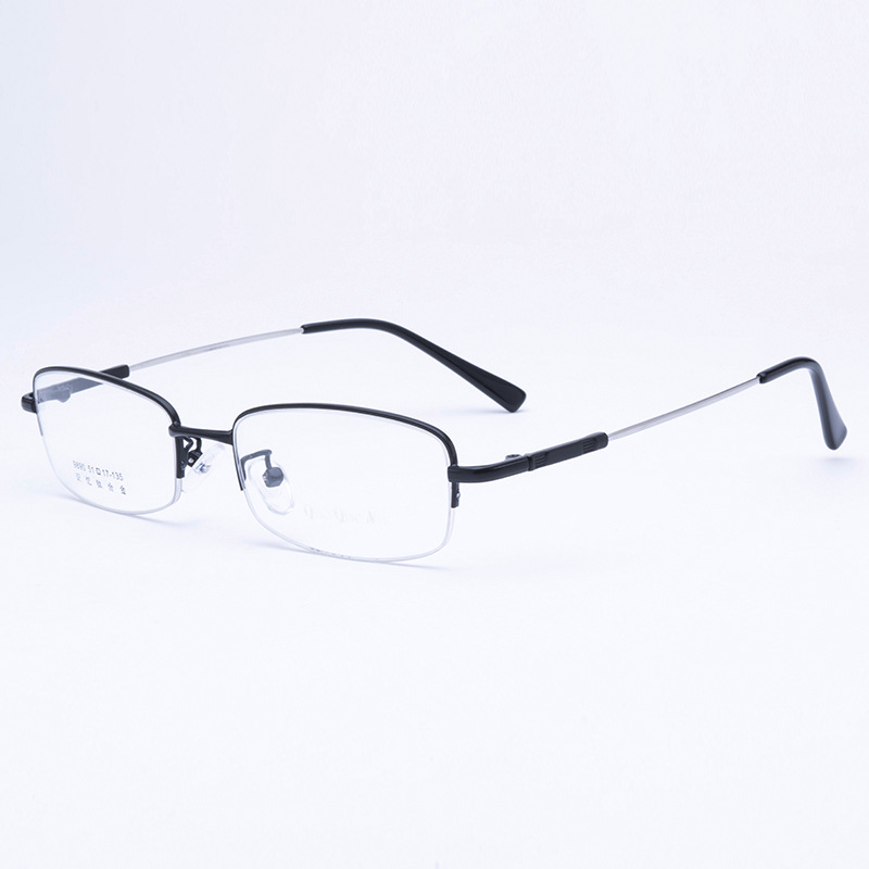 Glasses gold silver black metal marco de los lentes memory metal temple optical frame