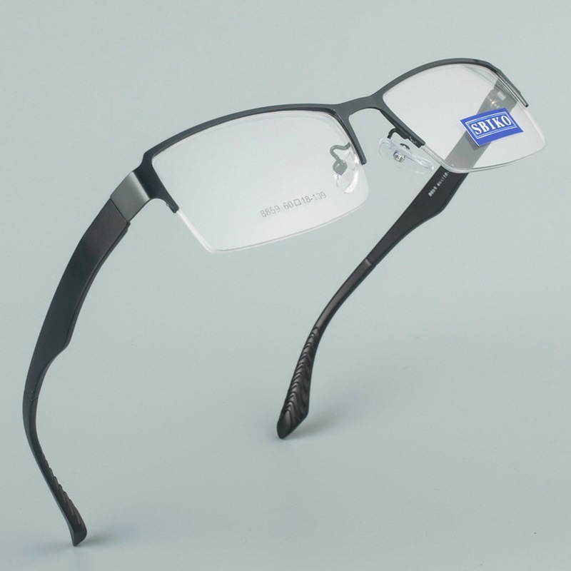 Factory wholesale high quality new arrivals hot sale half frame glasses rectangle eyeglasses optical frames