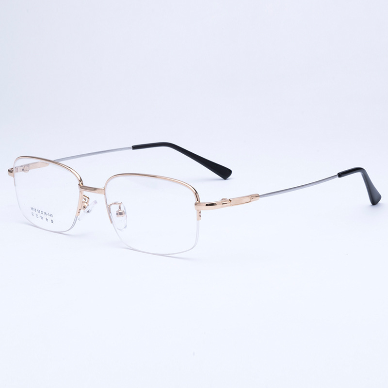 Cheap good quality marco de los lentes spectacle frames women sliver optical frame glasses
