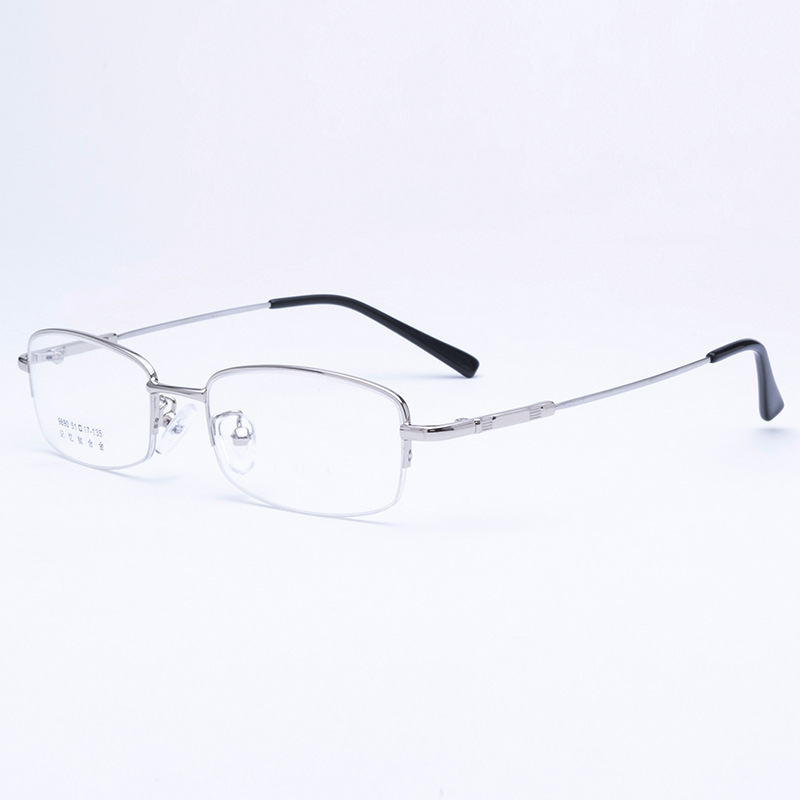 Glasses gold silver black metal marco de los lentes memory metal temple optical frame