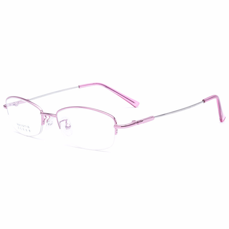 Memory metal temple high quality various spectacle frames metal optical spectacle frame