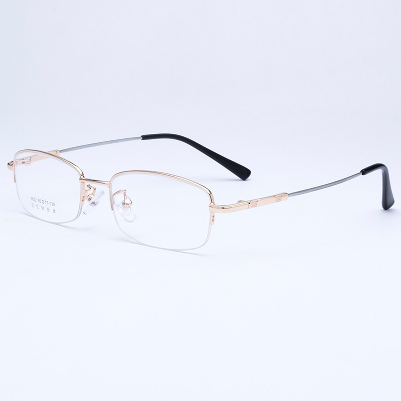 Fashion new style ultralight classic eyeglasses frames metal optical glasses for women men