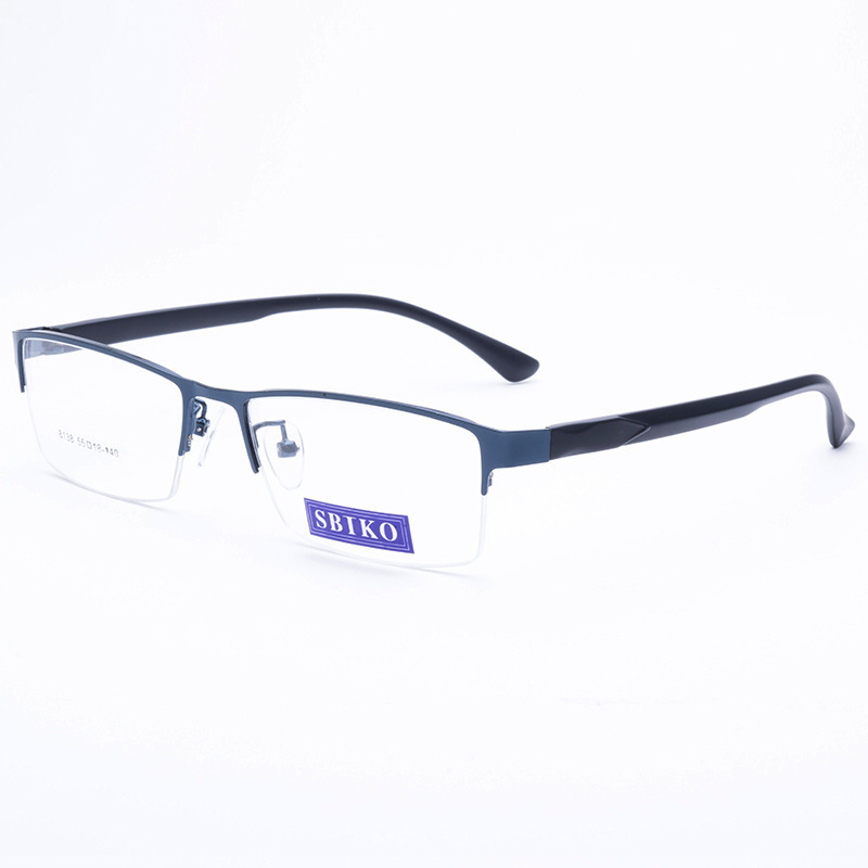 Unique design metal front TR90 temple optical eyewear frame nerd glasses for men
