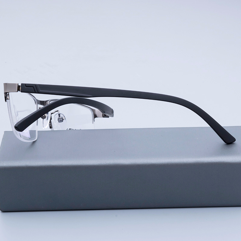 Vintage unbreakable comfortable metal marco de los lentes  TR90 optical frames for reading glasses