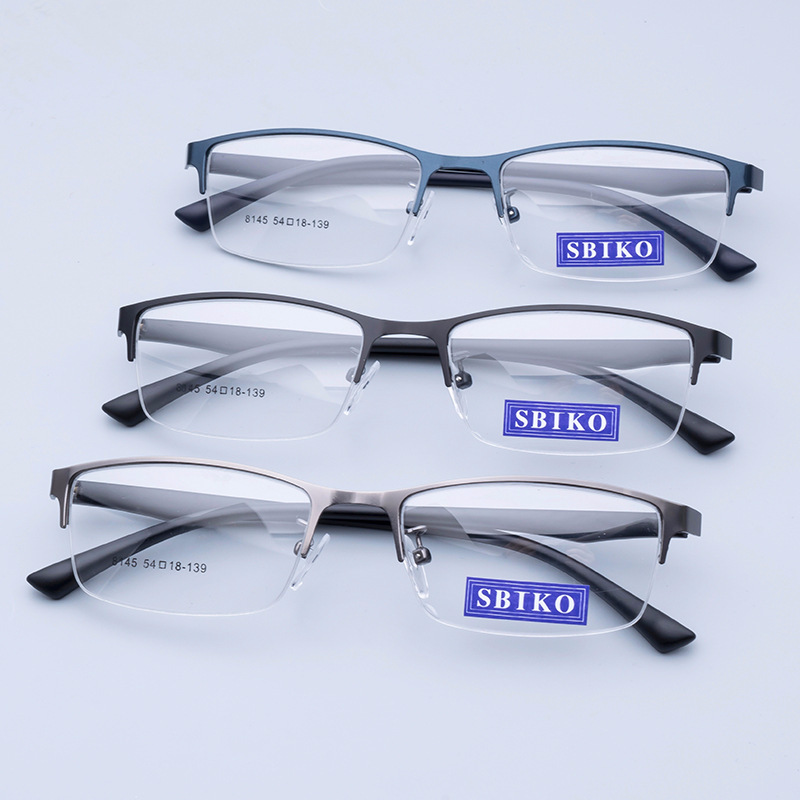 Women unisex new products mini small rectangle metal and TR90 eyeglass frame optical