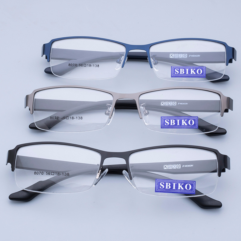 Best selling factory supply TR90 and metal marco de los lentes half frame optical frame