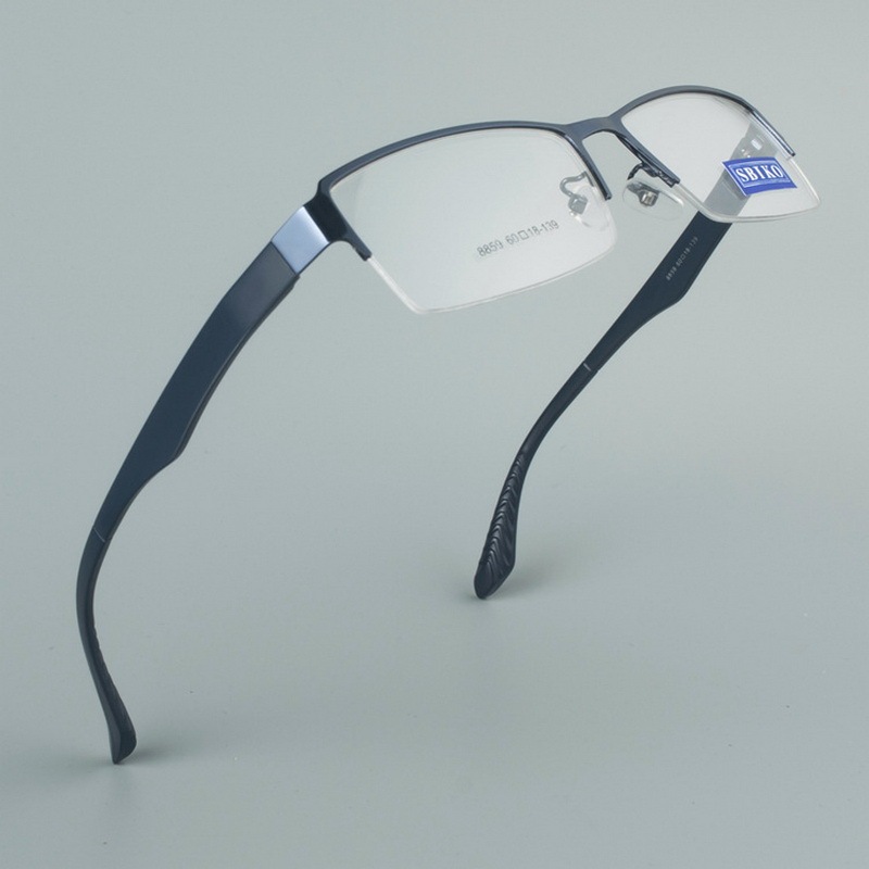 Factory wholesale high quality new arrivals hot sale half frame glasses rectangle eyeglasses optical frames