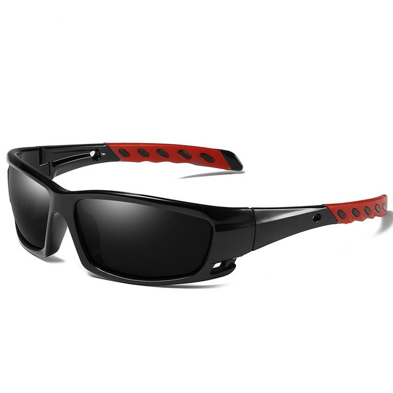 Fashionable new european and american outdoor safety plastic optical frame sports sunglasses