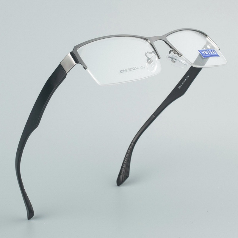 Factory wholesale high quality new arrivals hot sale half frame glasses rectangle eyeglasses optical frames