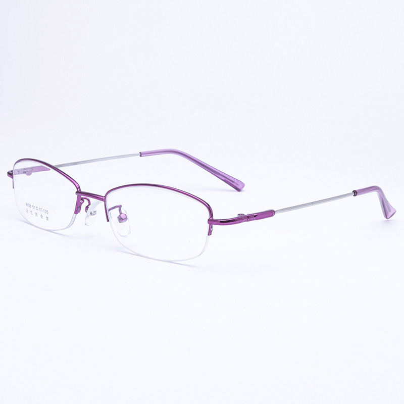 Memory metal temple high quality various spectacle frames metal optical spectacle frame