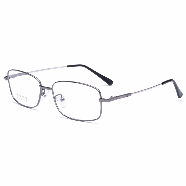 2022 new arrivals hot selling memory metal half frame glasses square optical eyeglasses