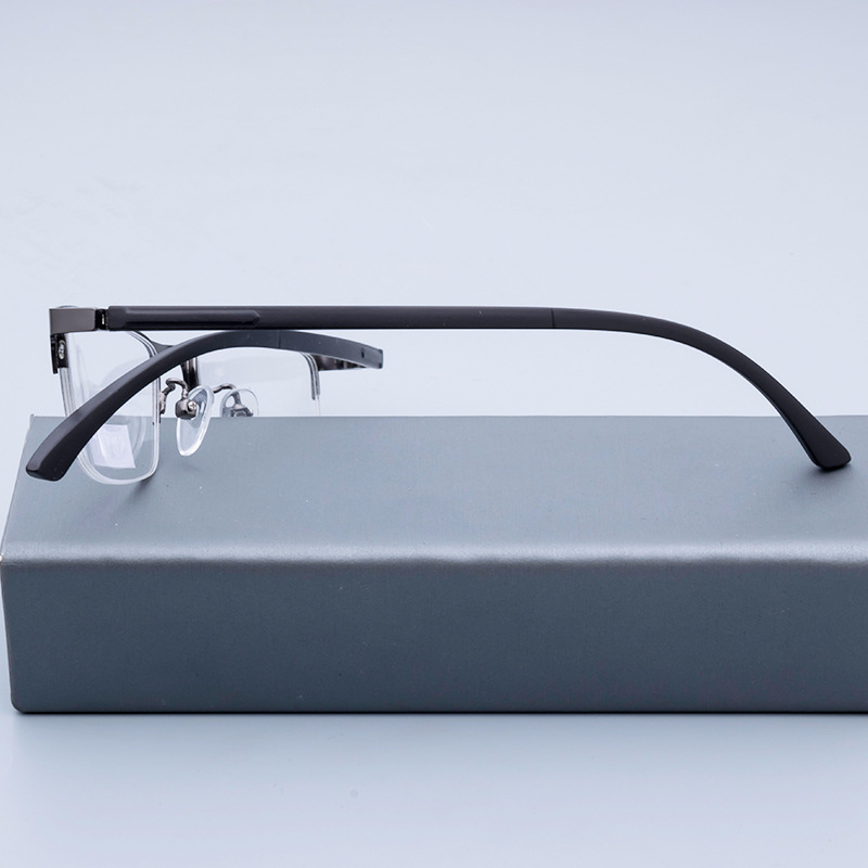 Thin metal front TR90 marco de los lentes eye glass frames optical glasses for men