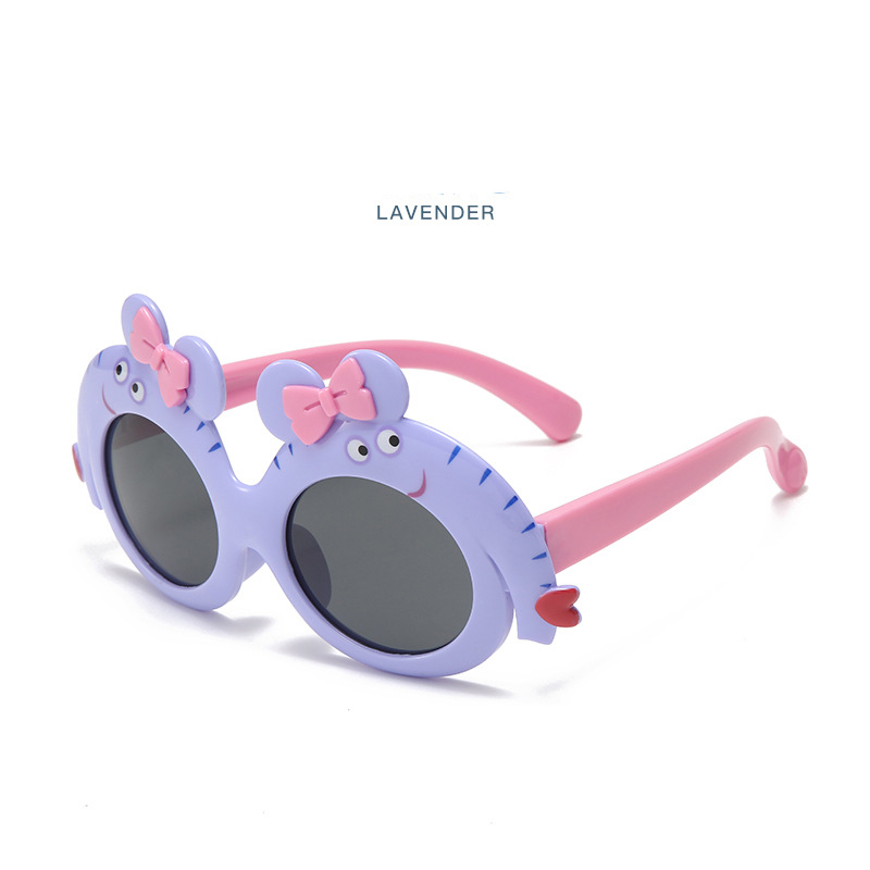 New UV protective sunglasses cute baby sunglasses cartoon wind elephant girl sunglasses wholesale