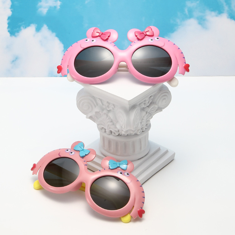 New UV protective sunglasses cute baby sunglasses cartoon wind elephant girl sunglasses wholesale