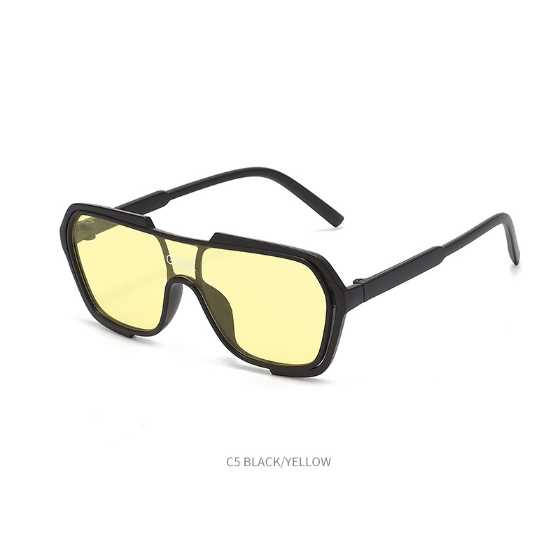 New children fashion wear sunglasses travel sunshade sunglasses super cool frame sunscreen glasses
