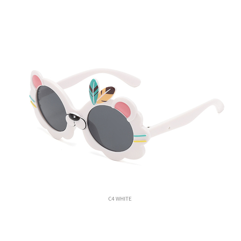 New fashion children's sunglasses can love card ventilated little lion sunglasses UV protection glasses