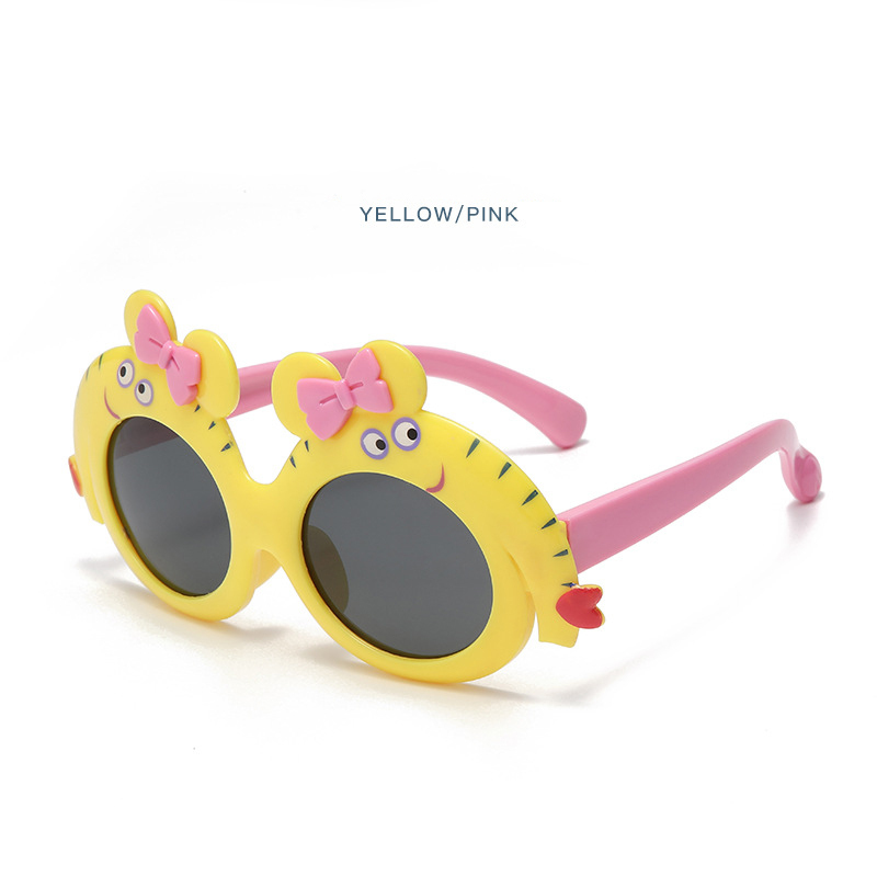 New UV protective sunglasses cute baby sunglasses cartoon wind elephant girl sunglasses wholesale