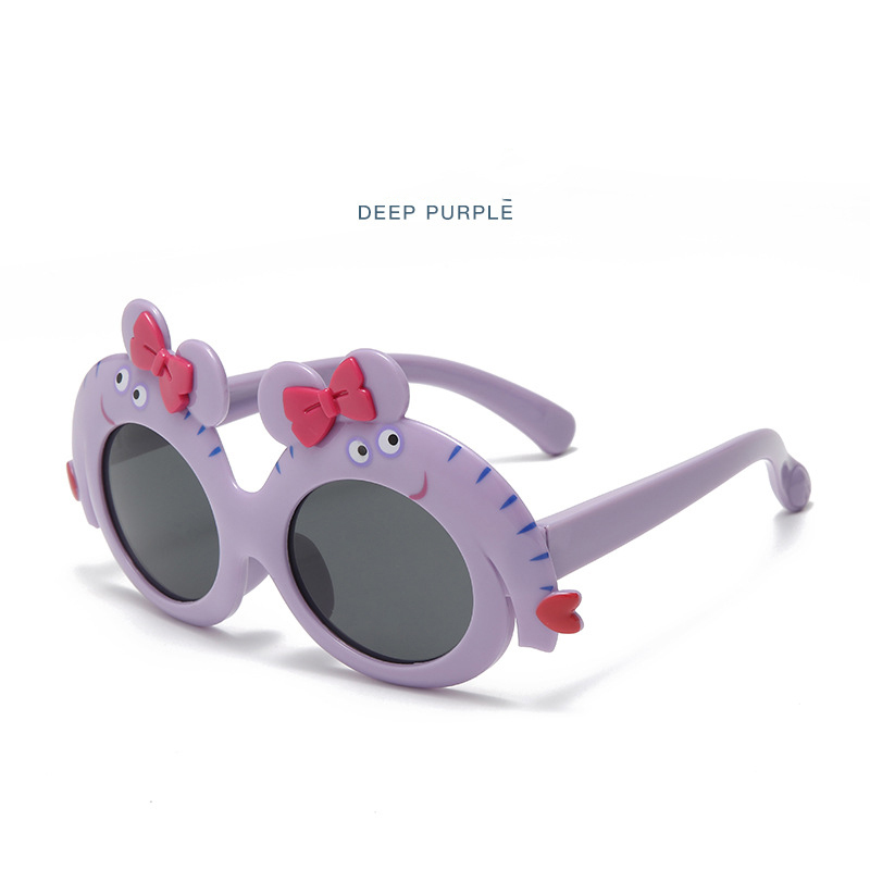 New UV protective sunglasses cute baby sunglasses cartoon wind elephant girl sunglasses wholesale