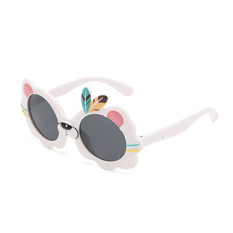 New fashion children's sunglasses can love card ventilated little lion sunglasses UV protection glasses