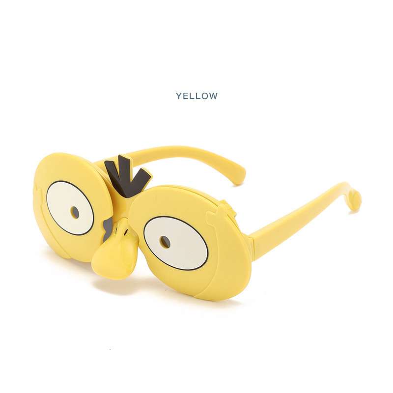 Summer new cartoon animation style children's sunglasses children sunshade sunglasses TPEE silicone glasses