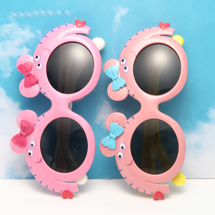 New UV protective sunglasses cute baby sunglasses cartoon wind elephant girl sunglasses wholesale