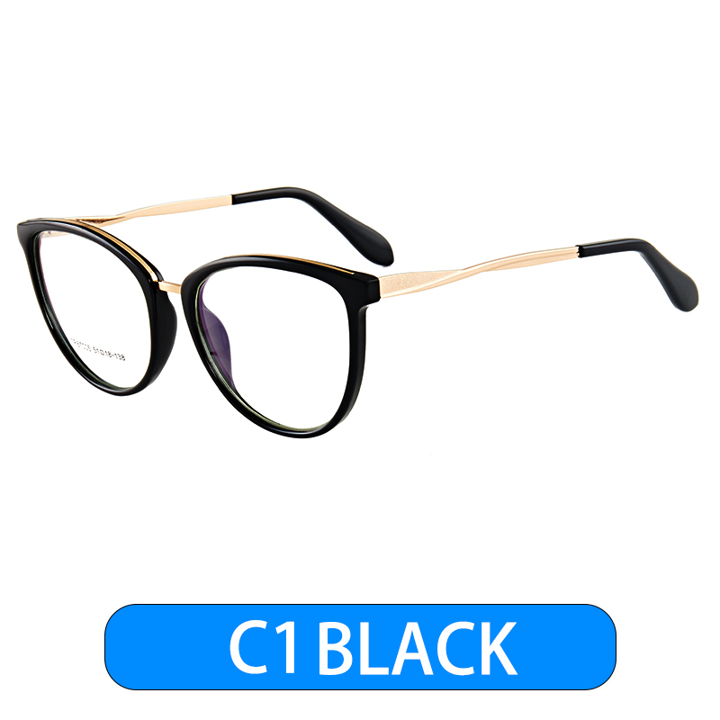 2023 TR87005 anti blue computer hot sale women optical frame trendy blue light blocking glasses optics eyeglasses frames