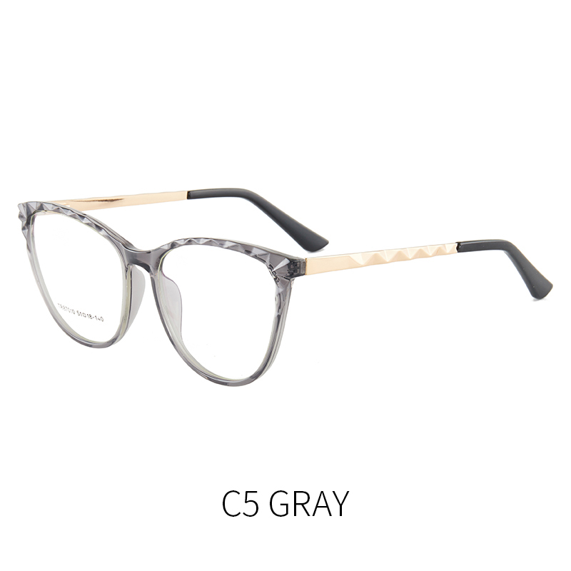 Multi Style Fashion Anti Blue Light Blocking Glasses Women Men TR90 87010 Round Optical Frame Cat Eye Eyeglasses Frames