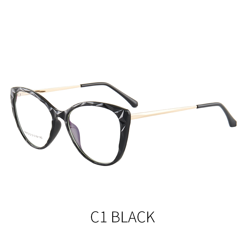 DL Glasses Cat eye fashion new arrival anti blue light  glasses frame wholesale woman TR87012 optical eyeglasses