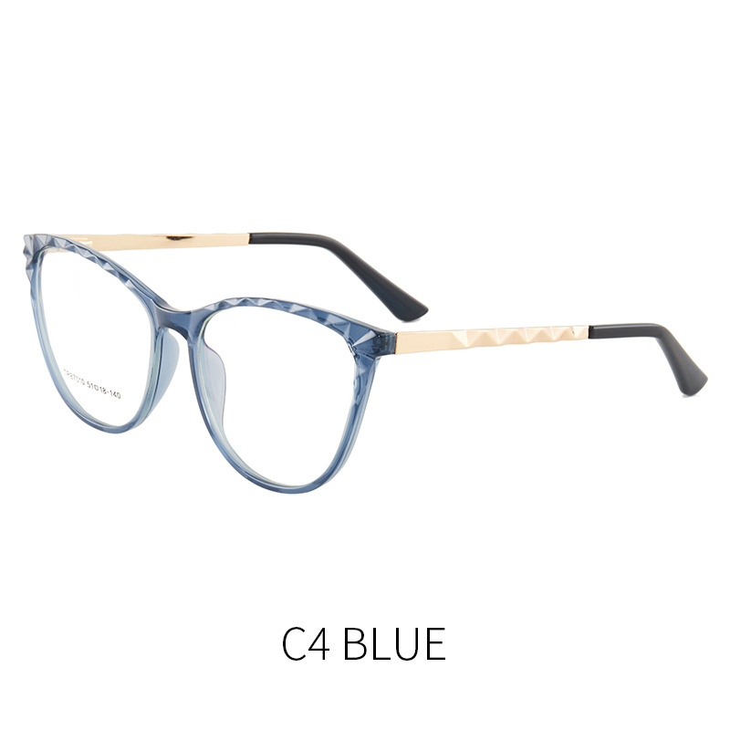 Multi Style Fashion Anti Blue Light Blocking Glasses Women Men TR90 87010 Round Optical Frame Cat Eye Eyeglasses Frames