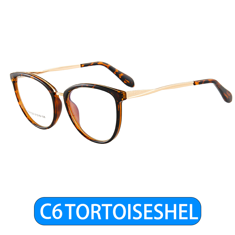2023 TR87005 anti blue computer hot sale women optical frame trendy blue light blocking glasses optics eyeglasses frames