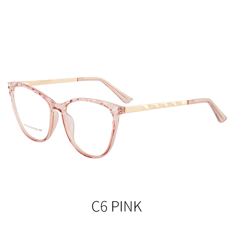 Multi Style Fashion Anti Blue Light Blocking Glasses Women Men TR90 87010 Round Optical Frame Cat Eye Eyeglasses Frames