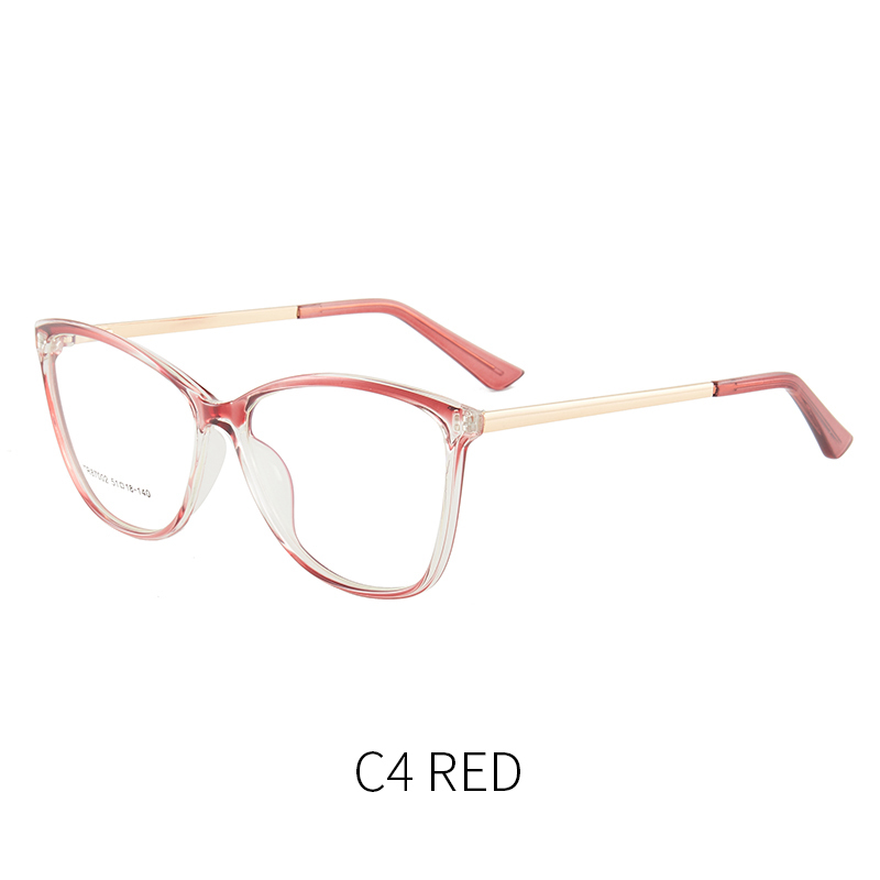 Gradient Color Computer  TR90 Frame anti blue light glasses blocking For Women Cat Eye eyeglasses frames