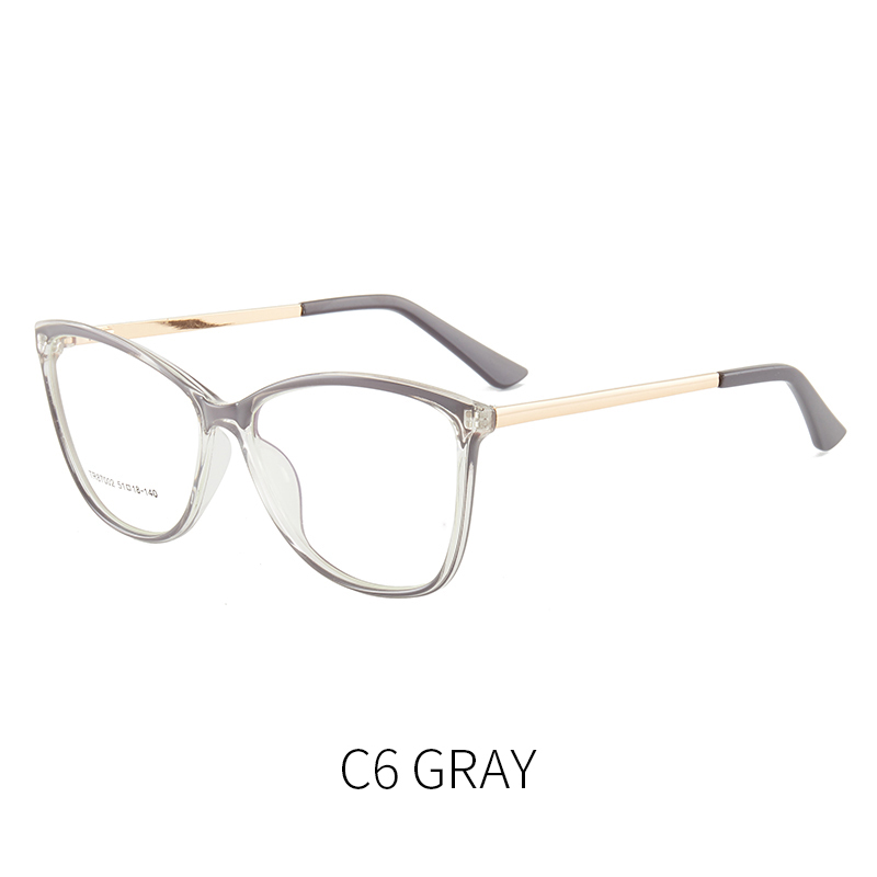 Gradient Color Computer  TR90 Frame anti blue light glasses blocking For Women Cat Eye eyeglasses frames