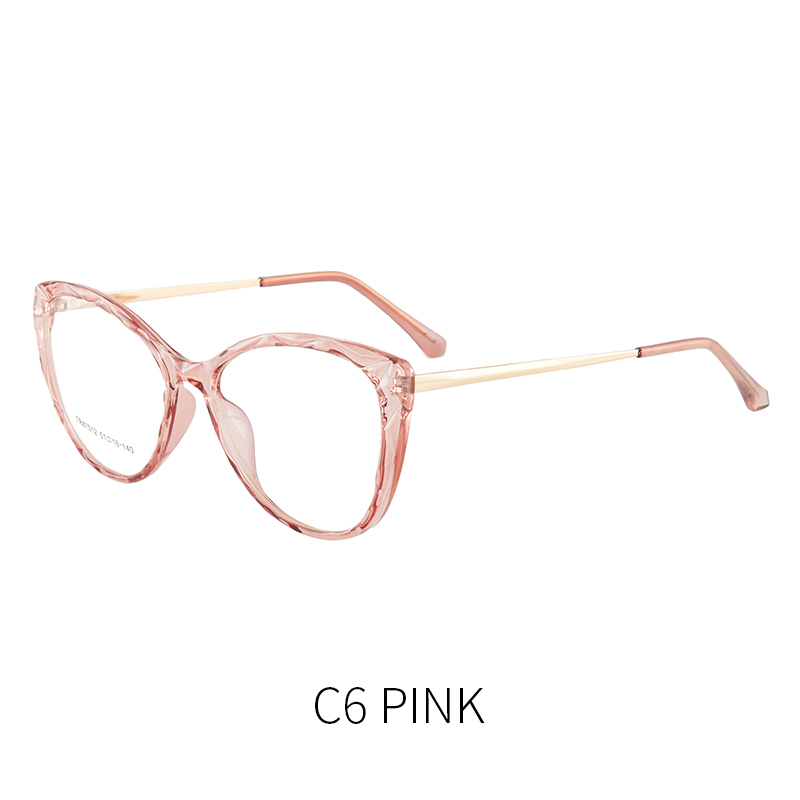 DL Glasses Cat eye fashion new arrival anti blue light  glasses frame wholesale woman TR87012 optical eyeglasses