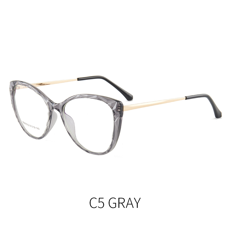 DL Glasses Cat eye fashion new arrival anti blue light  glasses frame wholesale woman TR87012 optical eyeglasses
