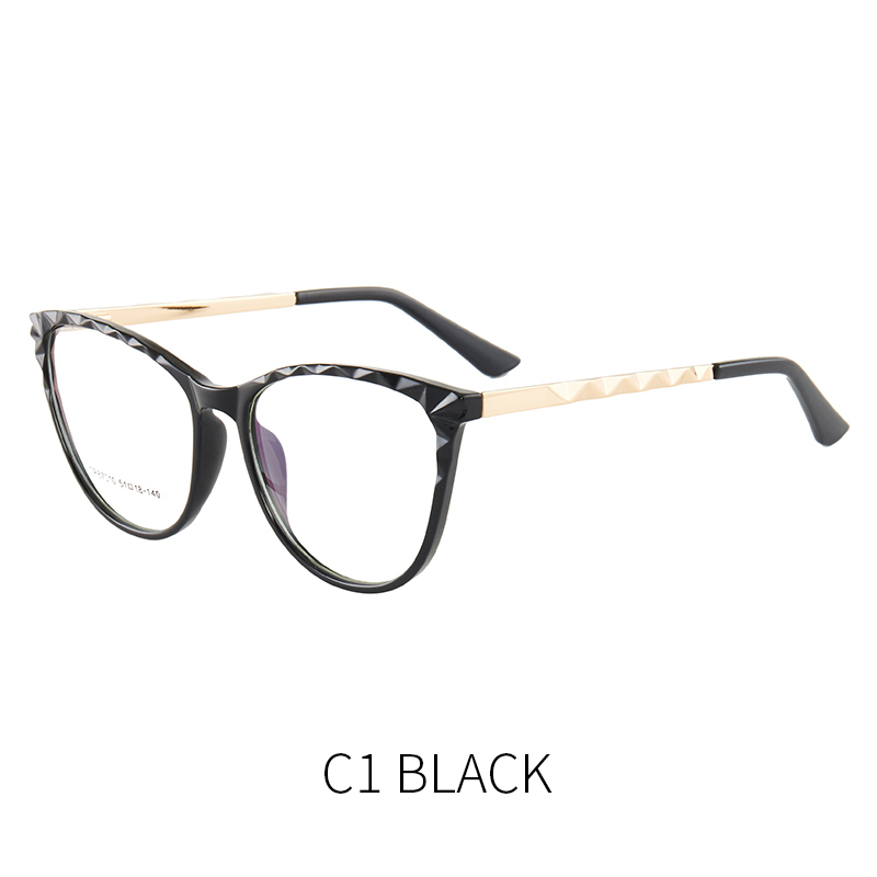 Multi Style Fashion Anti Blue Light Blocking Glasses Women Men TR90 87010 Round Optical Frame Cat Eye Eyeglasses Frames